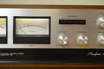 1975 Accuphase C200 Preamplifier - P300 Power Amplifier - T100 Tuner - New Hardwood Cases