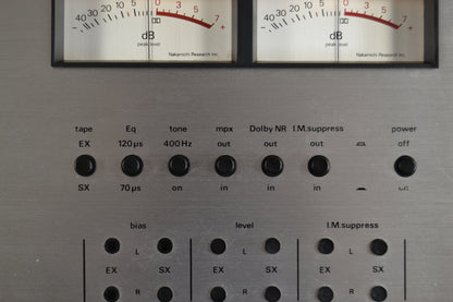 Nakamichi 600 Cassette Deck * Nakamichi Dust Cover * New Belts