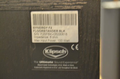 Klipsch Synergy F2 Floorstander Black - Naked Grills
