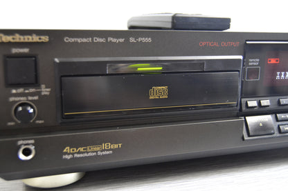Technics SL-P555 Rare Vintage CD Player Class AA Japan Made 1988 * Remote