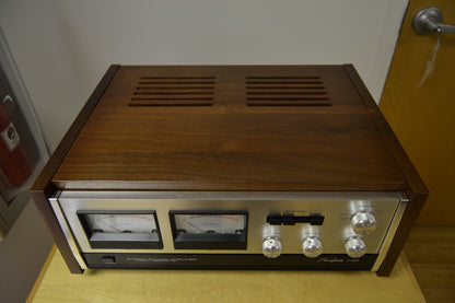 1975 Accuphase C200 Preamplifier - P300 Power Amplifier - T100 Tuner - New Hardwood Cases
