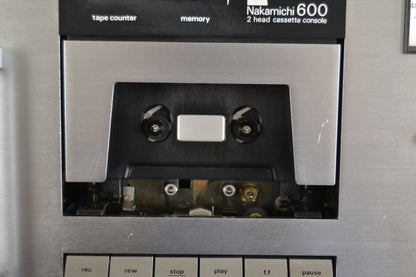 Nakamichi 600 Cassette Deck * Nakamichi Dust Cover * New Belts