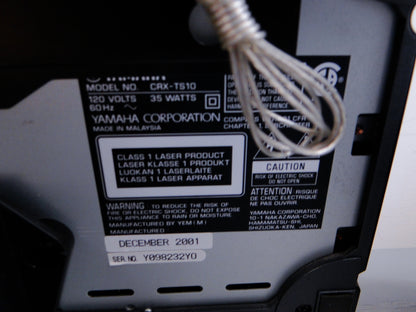 Yamaha CRX-TS10 Desktop CD Music System