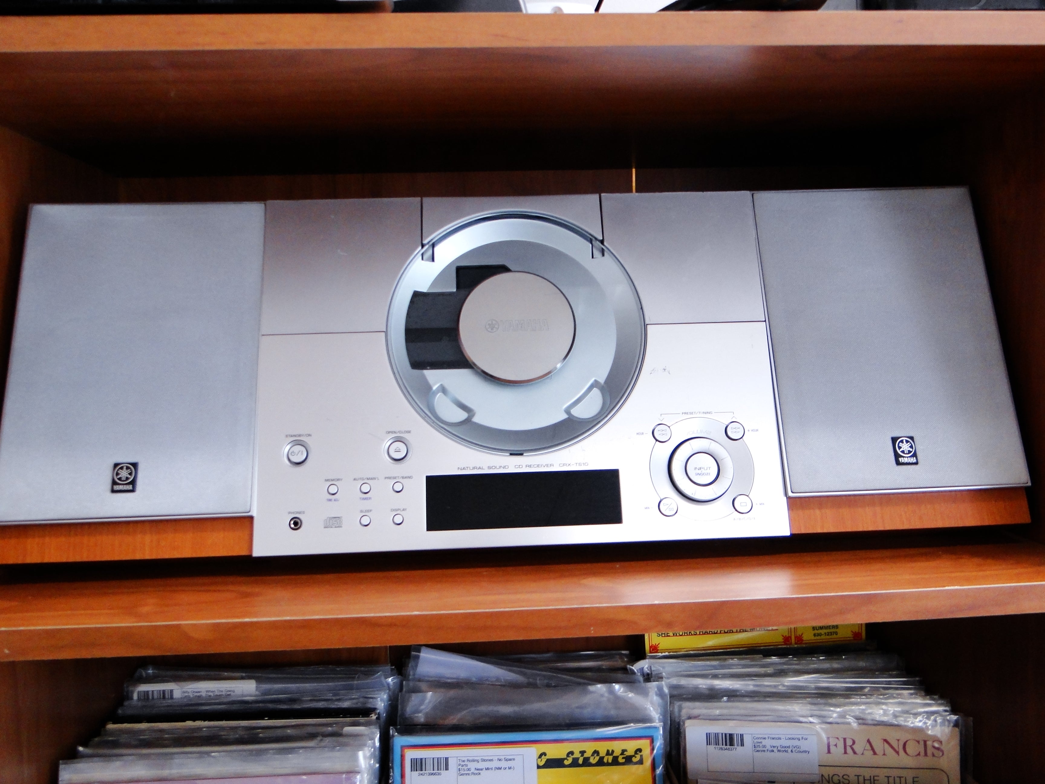 Yamaha CRX-TS10 Desktop CD Music System – The Turntable Store