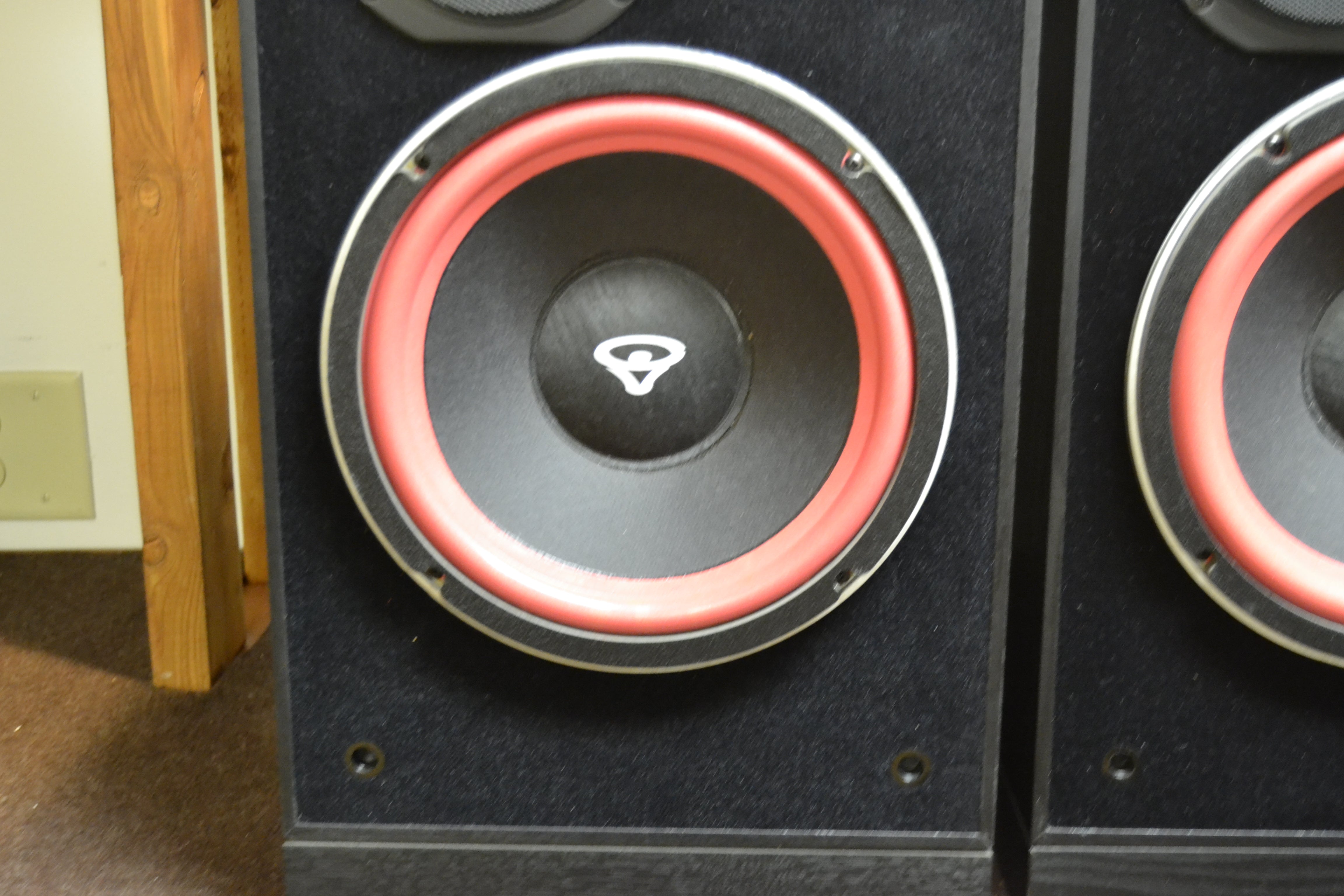 Cerwin Vega 250SE Floor Standing Speakers * NEW Woofer Foams – The