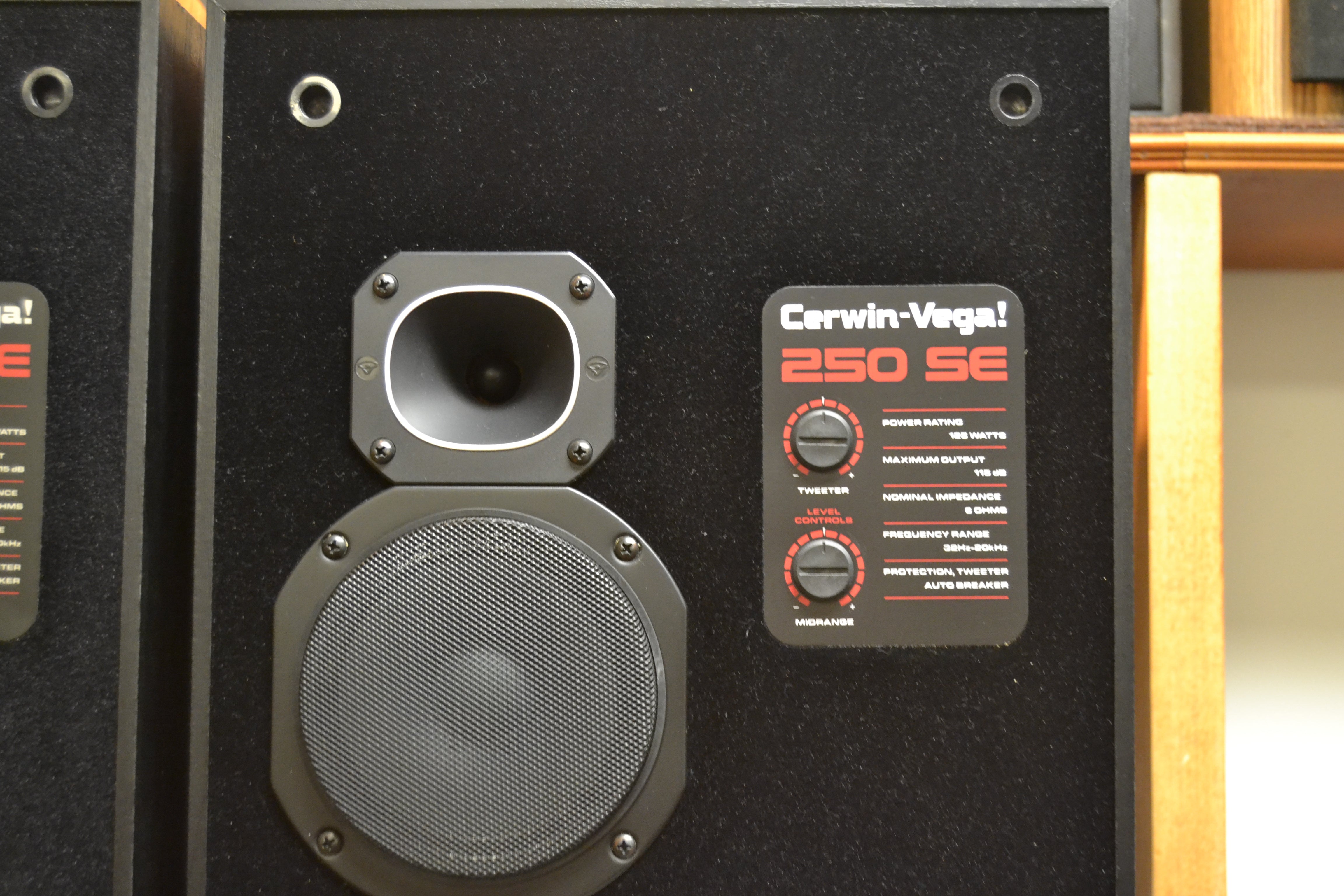 Cerwin Vega 250SE Floor Standing Speakers * NEW Woofer Foams – The