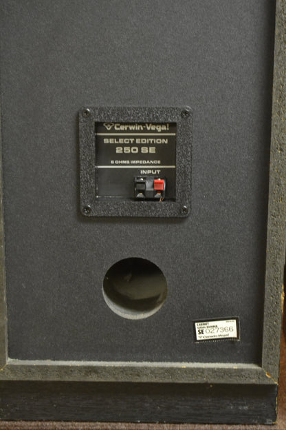 Cerwin Vega 250SE Floor Standing Speakers * NEW Woofer Foams