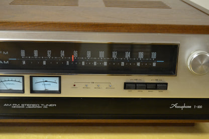 1975 Accuphase C200 Preamplifier - P300 Power Amplifier - T100 Tuner - New Hardwood Cases