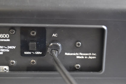 Nakamichi 600 Cassette Deck * Nakamichi Dust Cover * New Belts