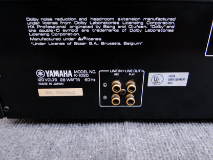 Yamaha K-1020 Stereo cassette Deck * New Belts * Manual