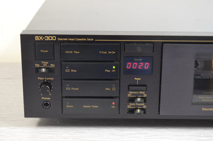 Nakamichi BX-300 Single Cassette Deck 3 Heads * New Belts *