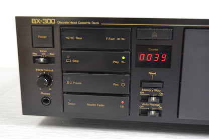 Nakamichi BX-300 Single Cassette Deck 3 Heads * New Belts *
