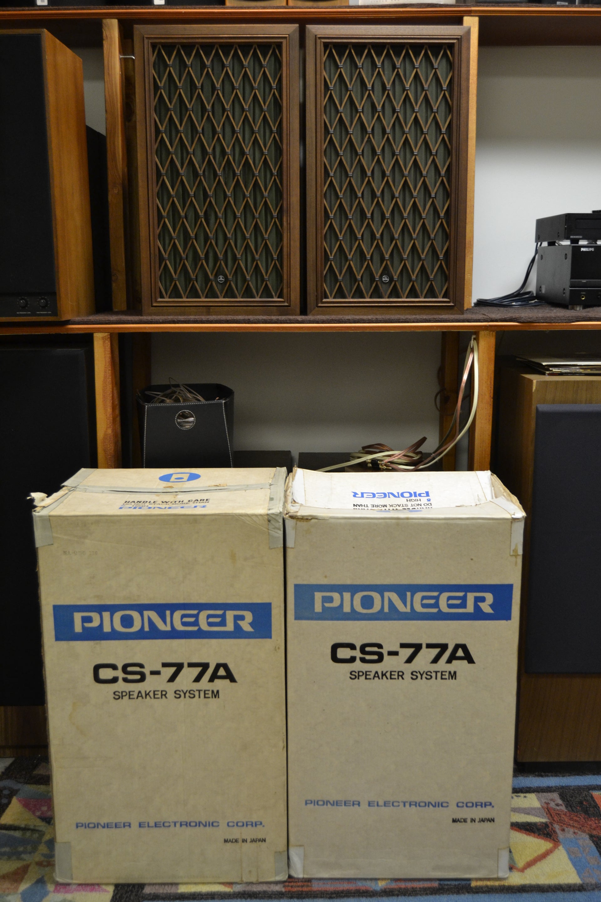 Pioneer CS-77A Speakers New Mid Foams Boxes $150 US CONUS