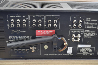 Pioneer SX-1280 Stereo Receiver * Recapped * Power Amp Rebuilt * 185W RMS