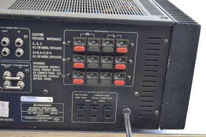 Pioneer SX-1280 Stereo Receiver * Recapped * Power Amp Rebuilt * 185W RMS