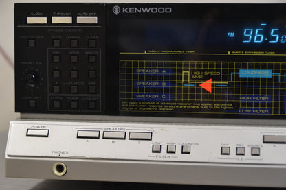 Kenwood KR-1000 Galaxy Commander Stereo Monster Receiver * 120W RMS * 1984