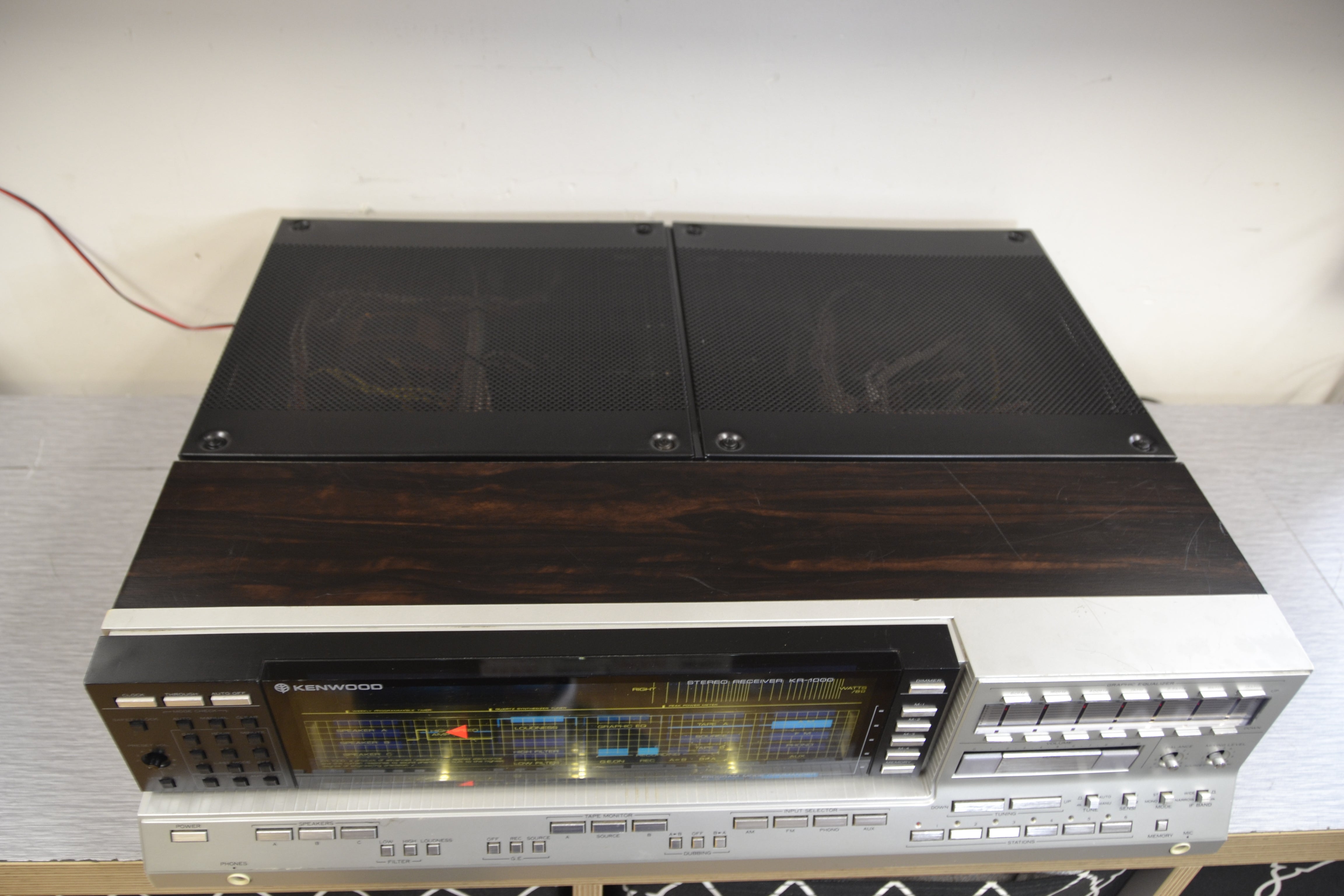 Kenwood KR-1000 Galaxy Commander Stereo Monster Receiver * 120W