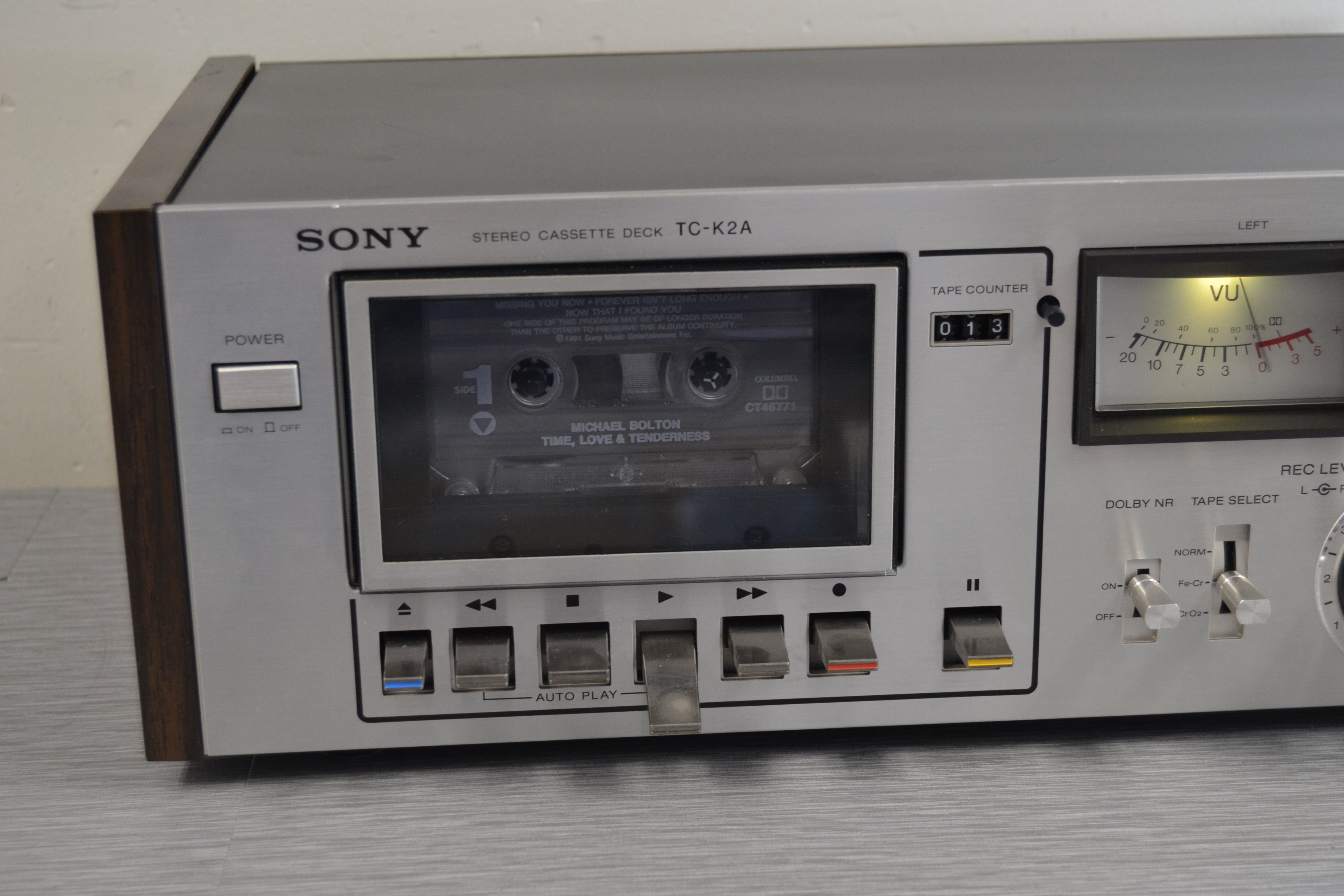 Sony TC-K2A Single Cassette Deck - New Belts – The Turntable Store