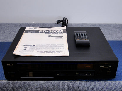 Teac PD-M500 CD Changer * 6 Disc Cartridge * Remote * Manual