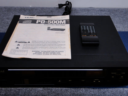 Teac PD-M500 CD Changer * 6 Disc Cartridge * Remote * Manual