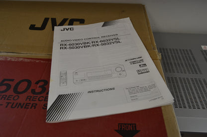 JVC RX-5032VSL Stereo Receiver * 100W RMS * Box