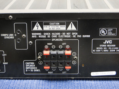 JVC RX-318 Stereo Receiver