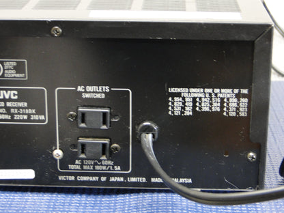 JVC RX-318 Stereo Receiver