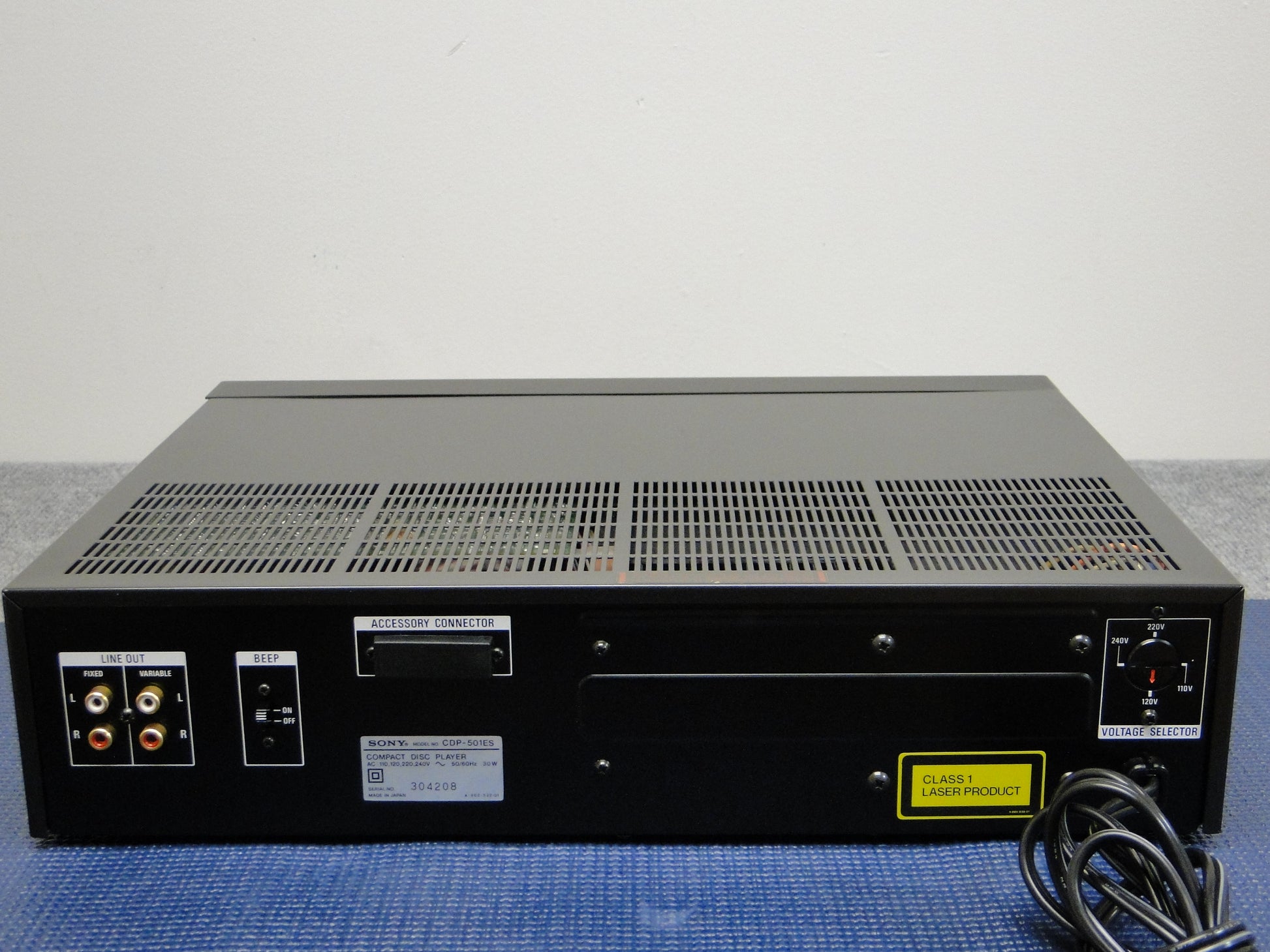 Sony CDP-501es Single CD Player – The Turntable Store 