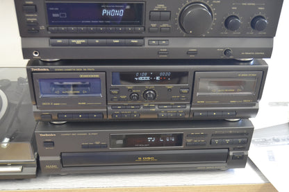 Complete Technics Stereo System * All serviced * Remote Control & Manuals * Speakers Included