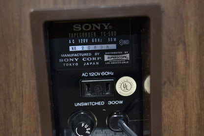 Sony TC-580 Reel to Reel Recorder