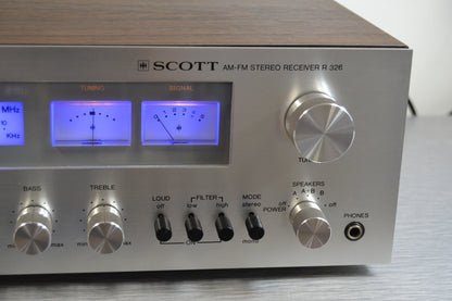 HH Scott R-326 Stereo Receiver * 30W RMS * 1976 * Box * Manual