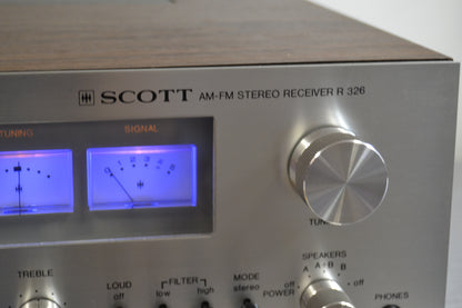 HH Scott R-326 Stereo Receiver * 30W RMS * 1976 * Box * Manual