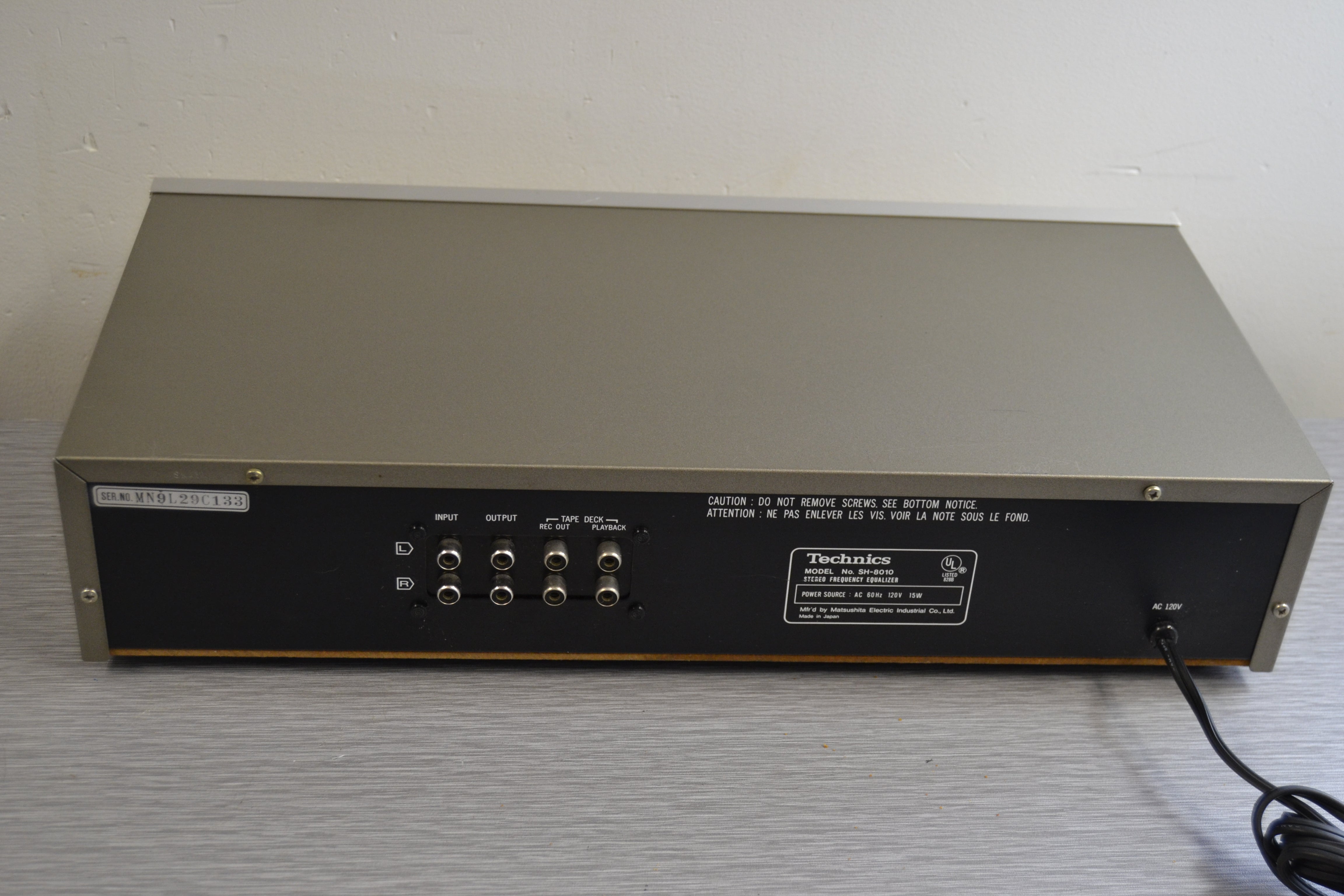 Technics SH-8010 Stereo Graphic Equalizer – The Turntable Store