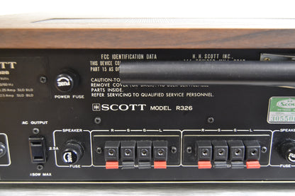 HH Scott R-326 Stereo Receiver * 30W RMS * 1976 * Box * Manual