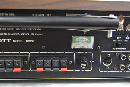 HH Scott R-326 Stereo Receiver * 30W RMS * 1976 * Box * Manual
