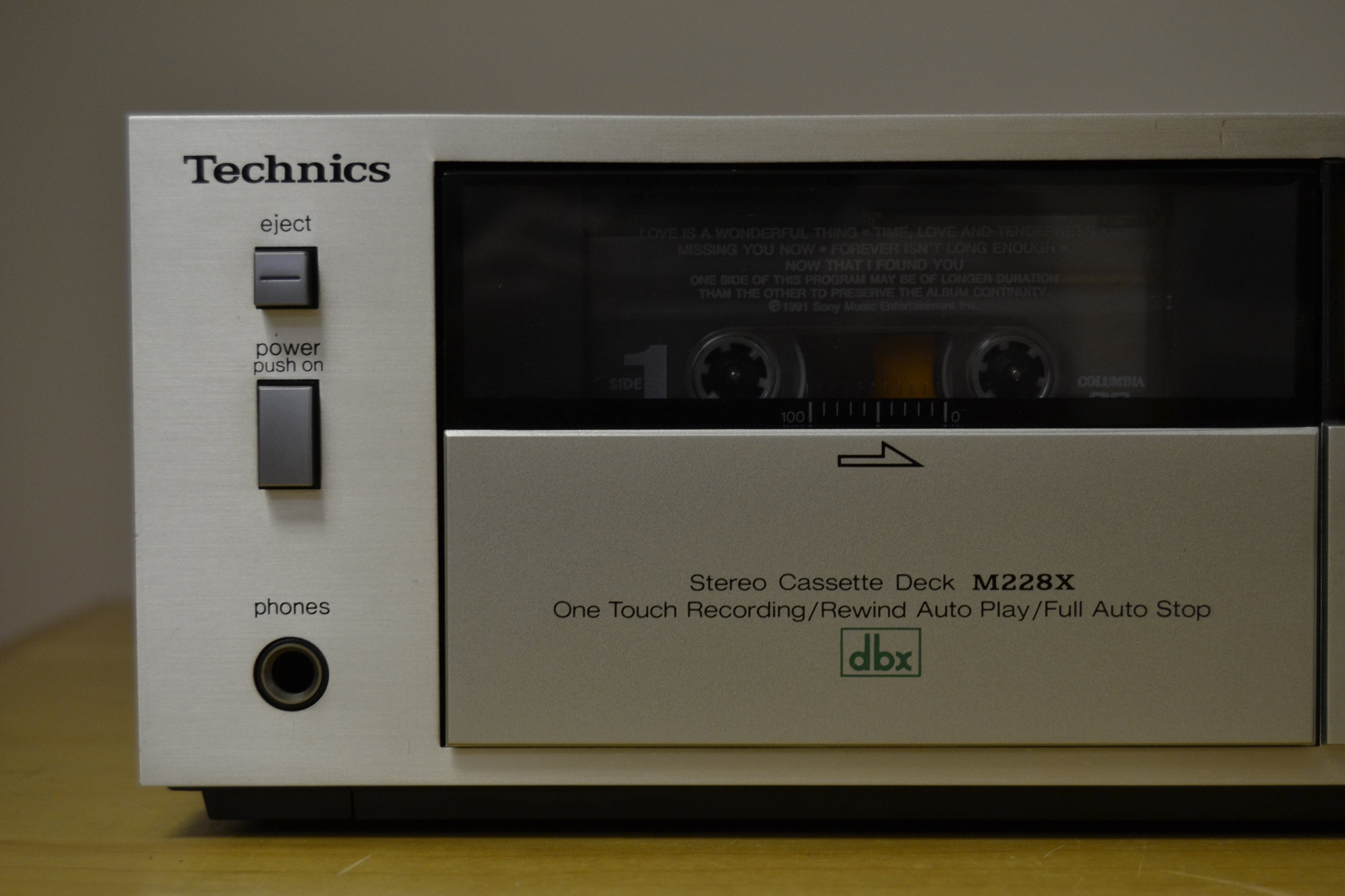 Technics RS-M228X Single Cassette Deck – The Turntable Store