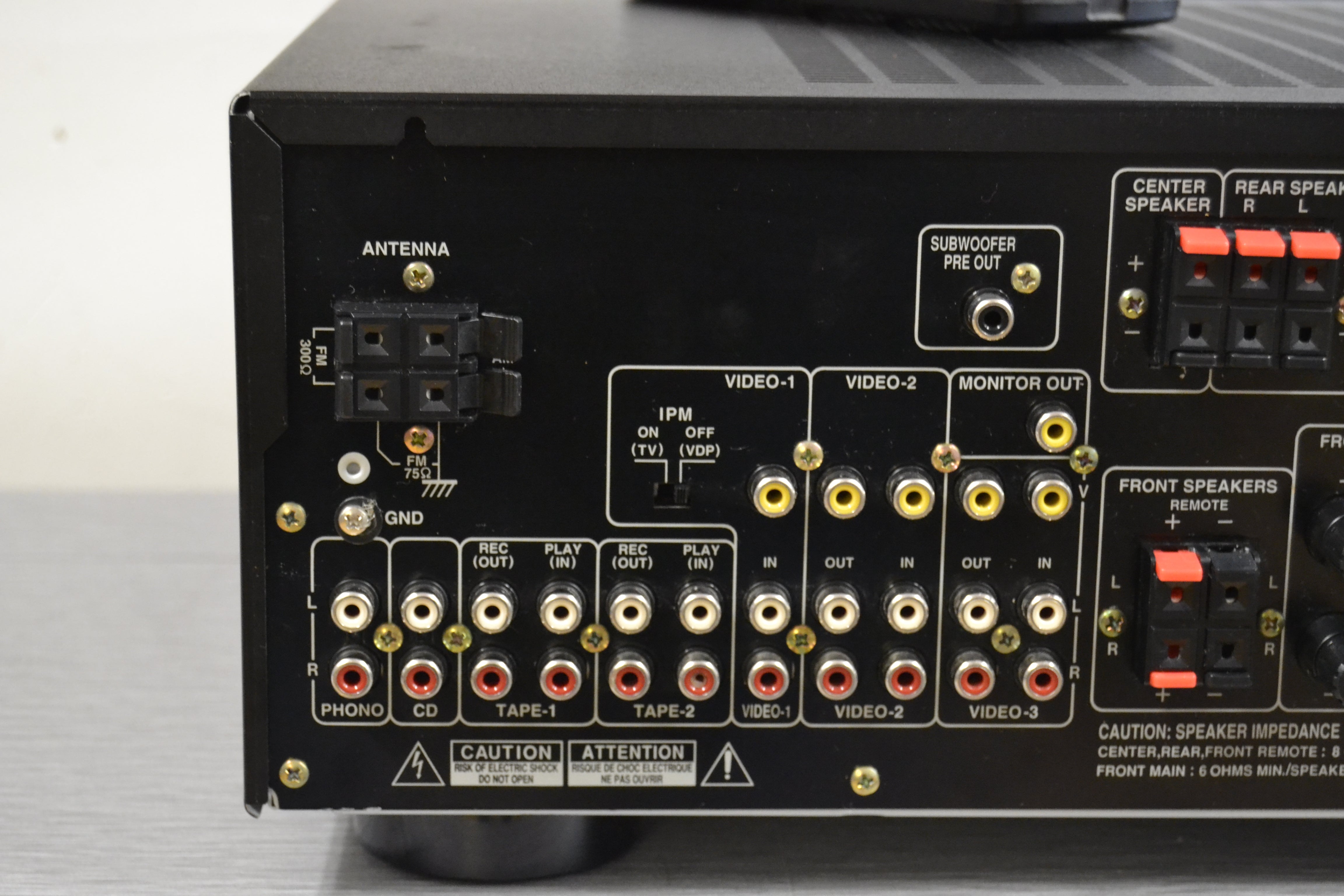 Onkyo TX-SV525 Stereo Receiver * 80W RMS * 1995 * Remote – The