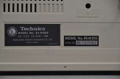 Technics RS-M205 Single Cassette Deck