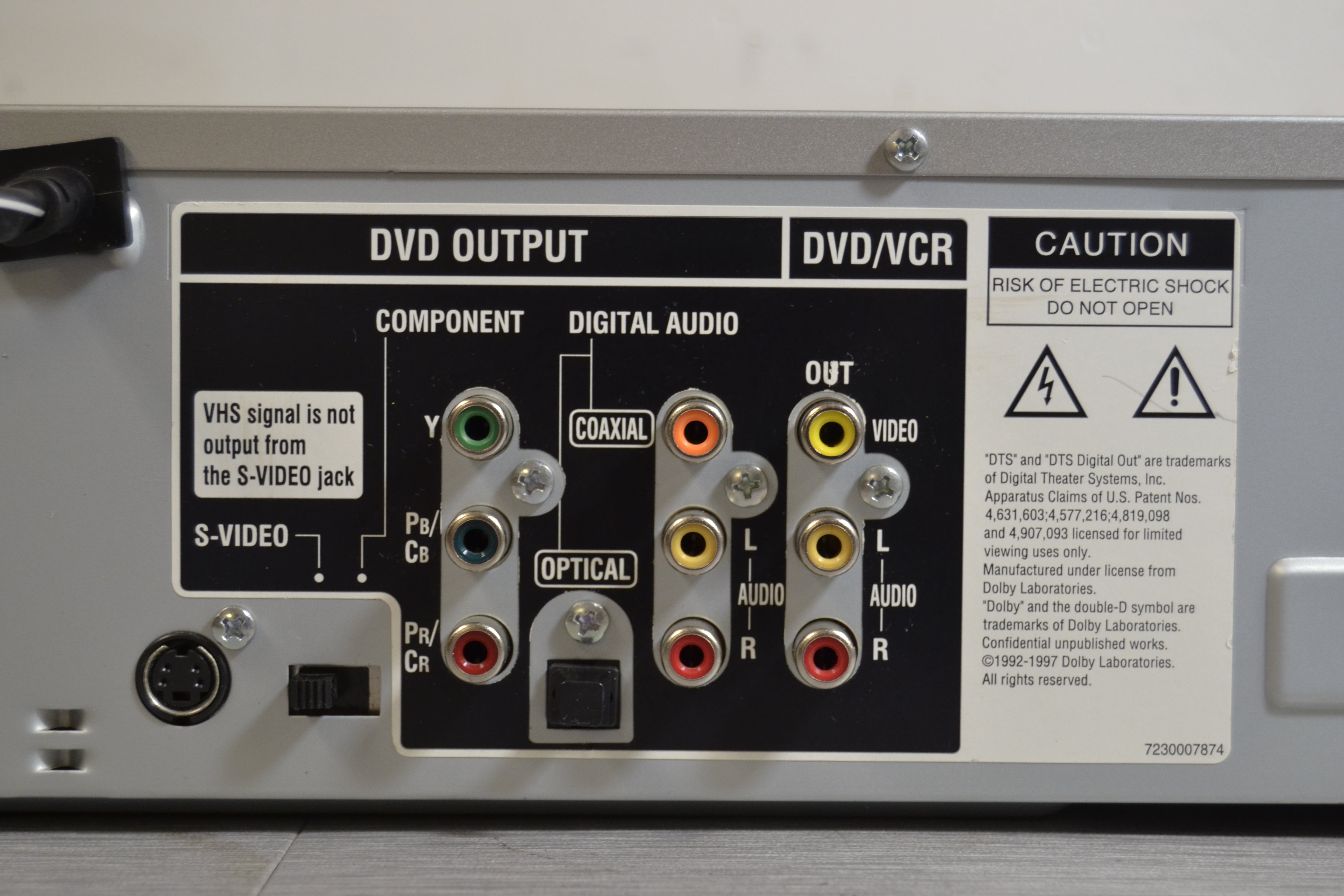 Sansui VRDVD4001AC DVD VCR Combo 4 Head Hi-Fi Stereo VHS HD