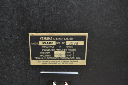 Yamaha NS-A400 Floor Standing Speakers