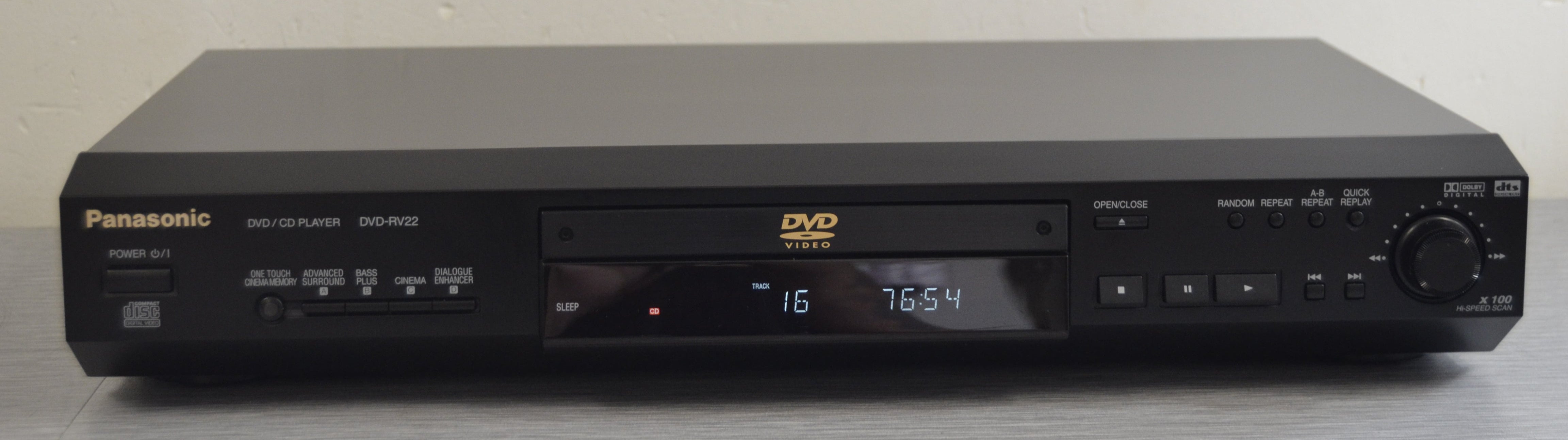 Panasonic DVD-RV22 DVD/CD Player * Remote Control – The Turntable Panasonic DVD-RV22 DVD/CD Player * Remote Control – The Turntable