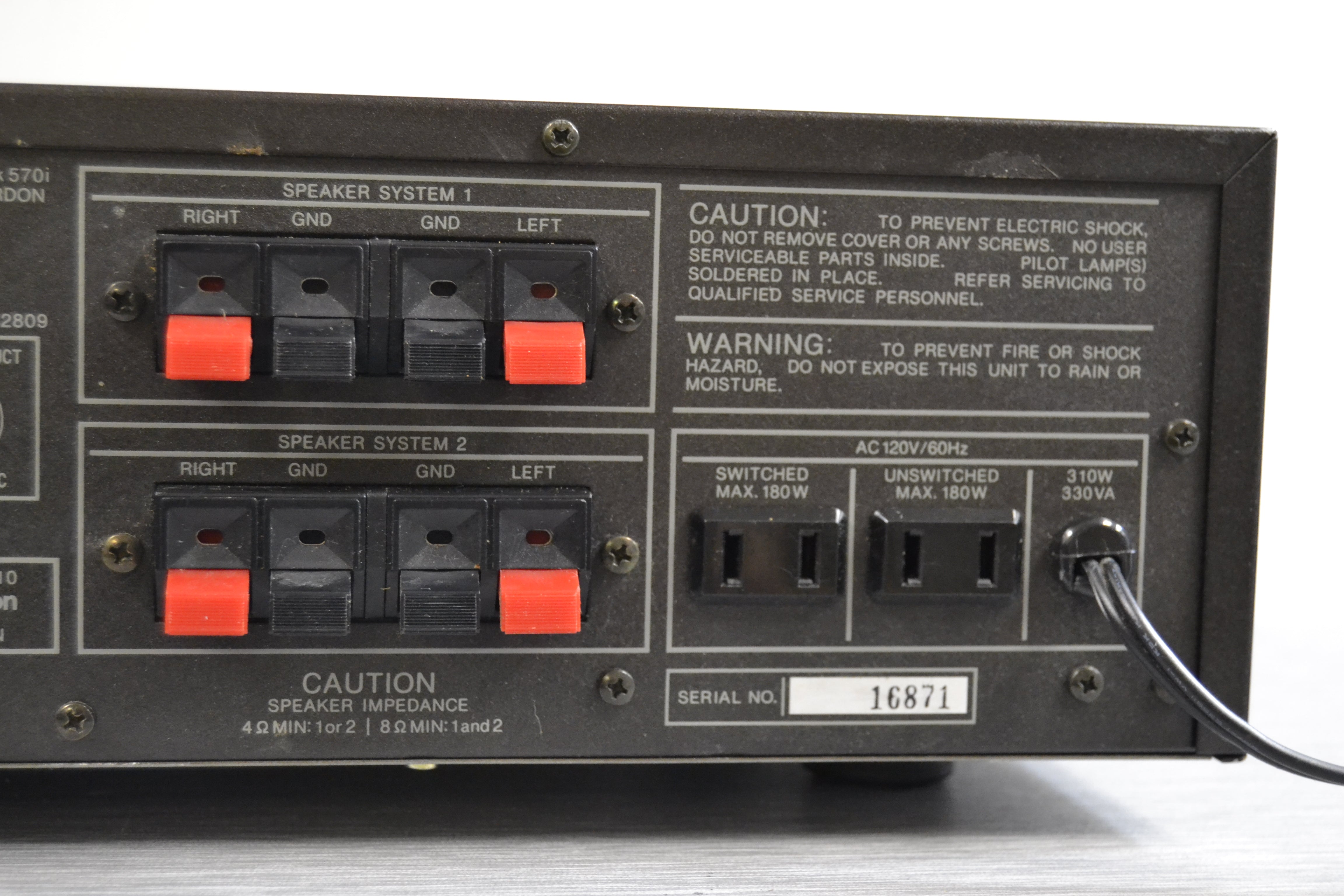 Harman Kardon HK570i Stereo Receiver * 45W RMS * 1983 – The