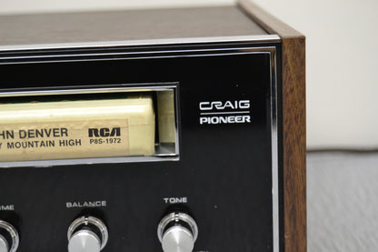 Craig Pioneer 3205 - Stereo Amplifier with 8 Track Player
