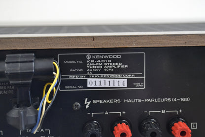 Kenwood KR-4010 Stereo Receiver - 35W RMS - 1979