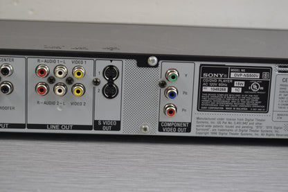 Sony DVP-NS500V DVD/CD Player * Remote Control