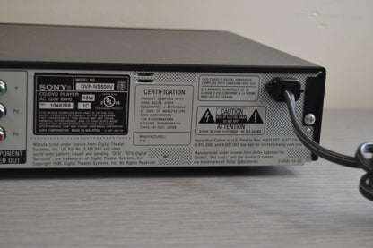 Sony DVP-NS500V DVD/CD Player * Remote Control