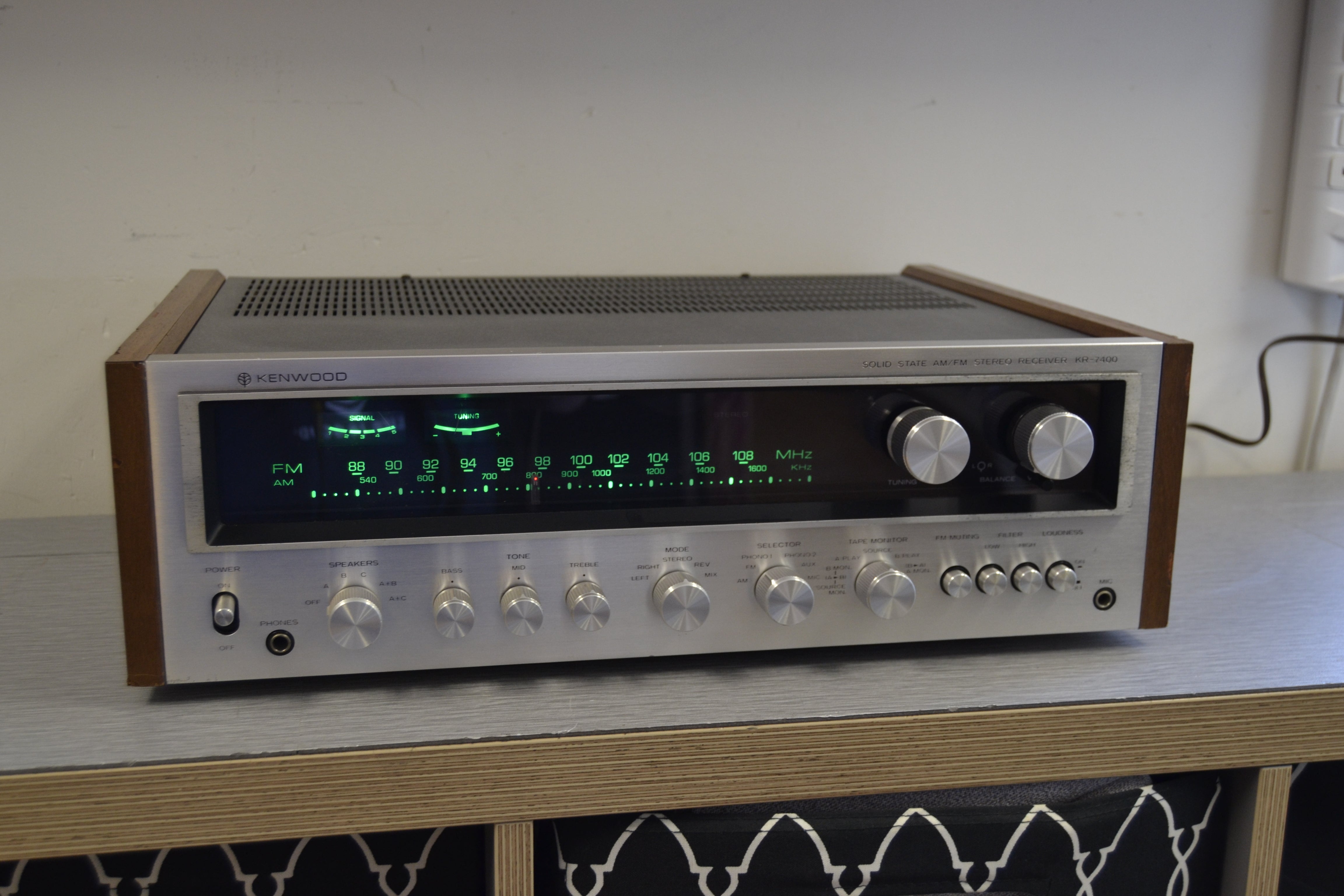 Kenwood KR-7400 Stereo Receiver * 63W RMS * 1974 – The Turntable Store
