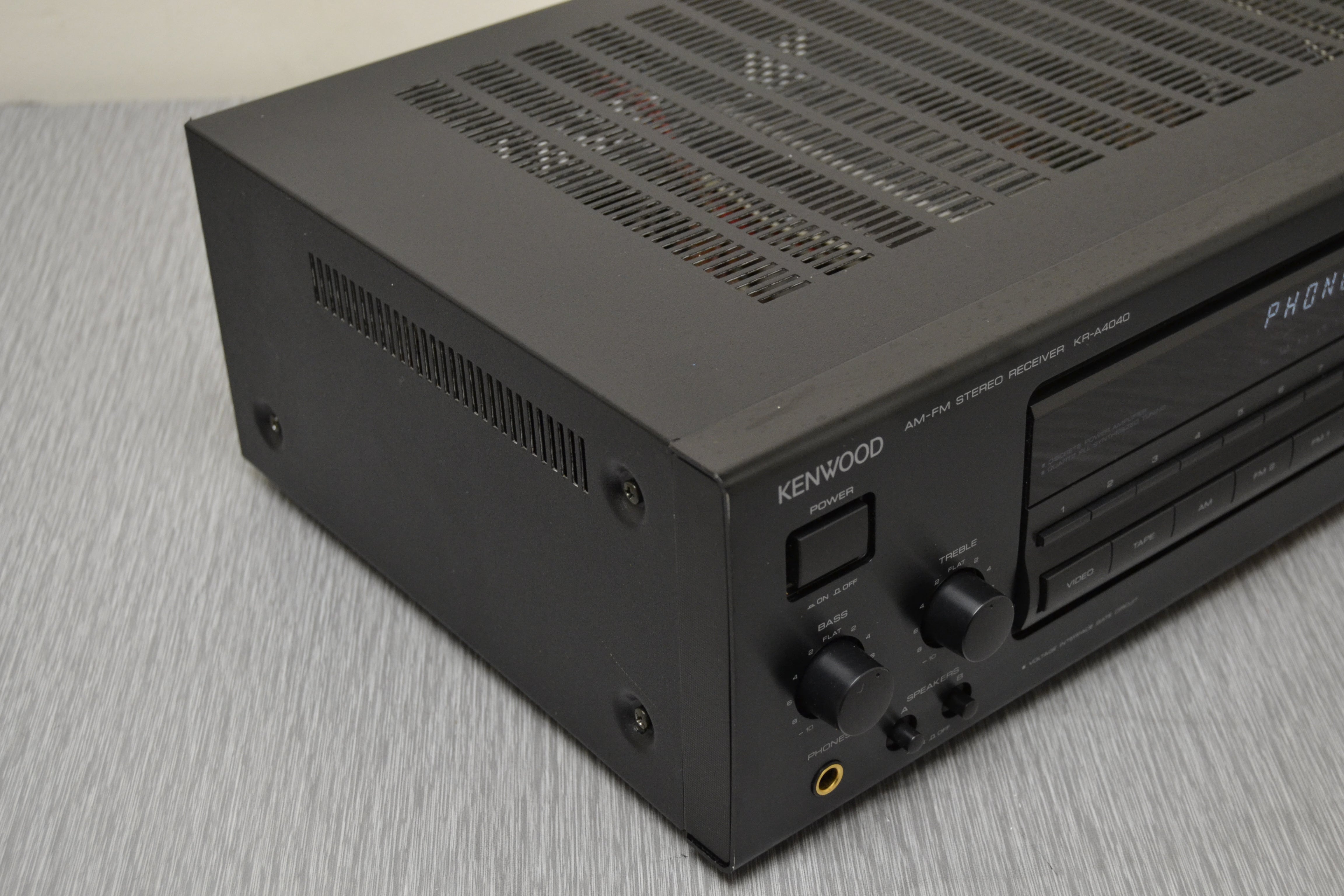 Kenwood KR-A4040 Stereo Receiver * 50W RMS * 1992 – The Turntable