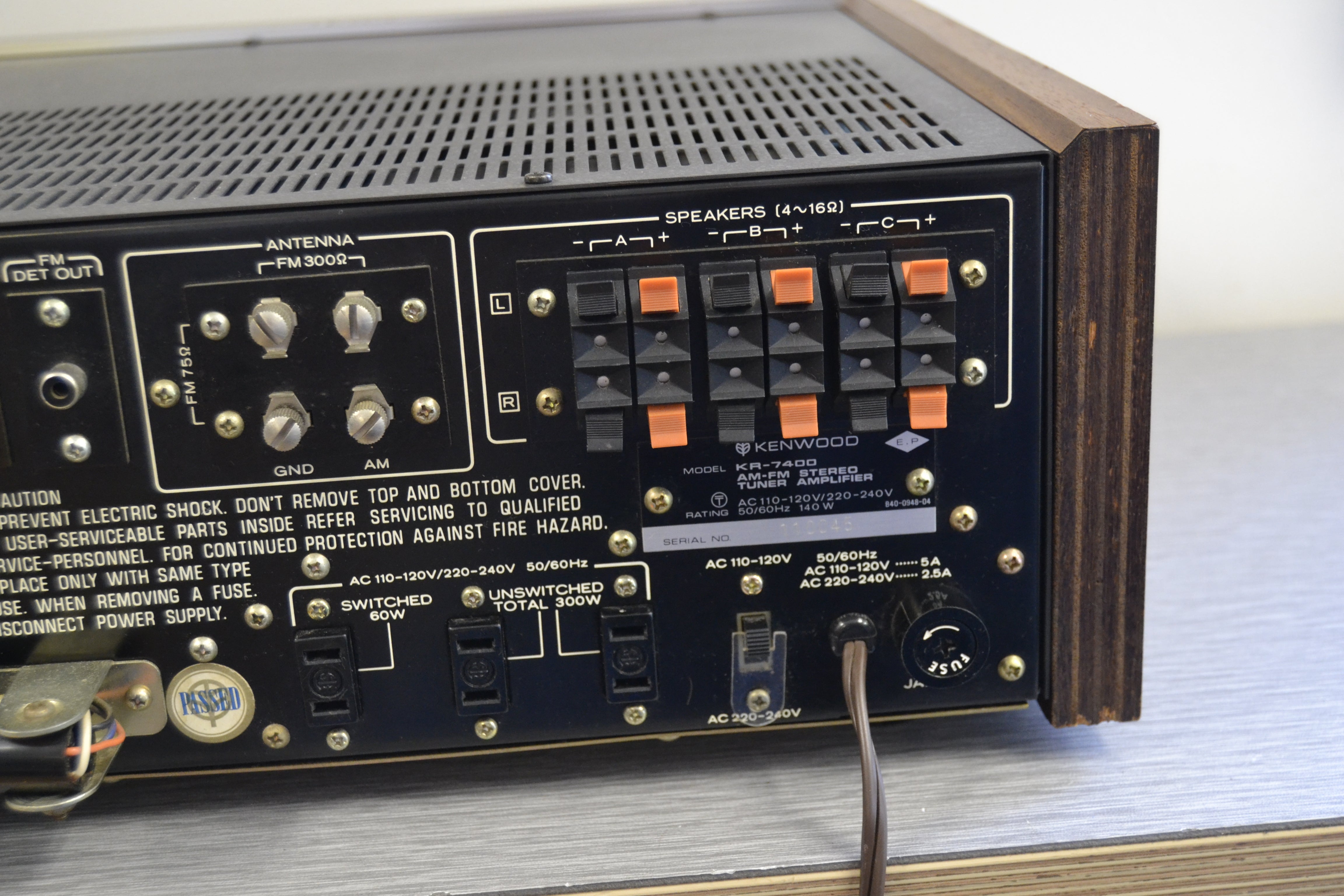 Kenwood KR-7400 Stereo Receiver * 63W RMS * 1974 – The Turntable Store