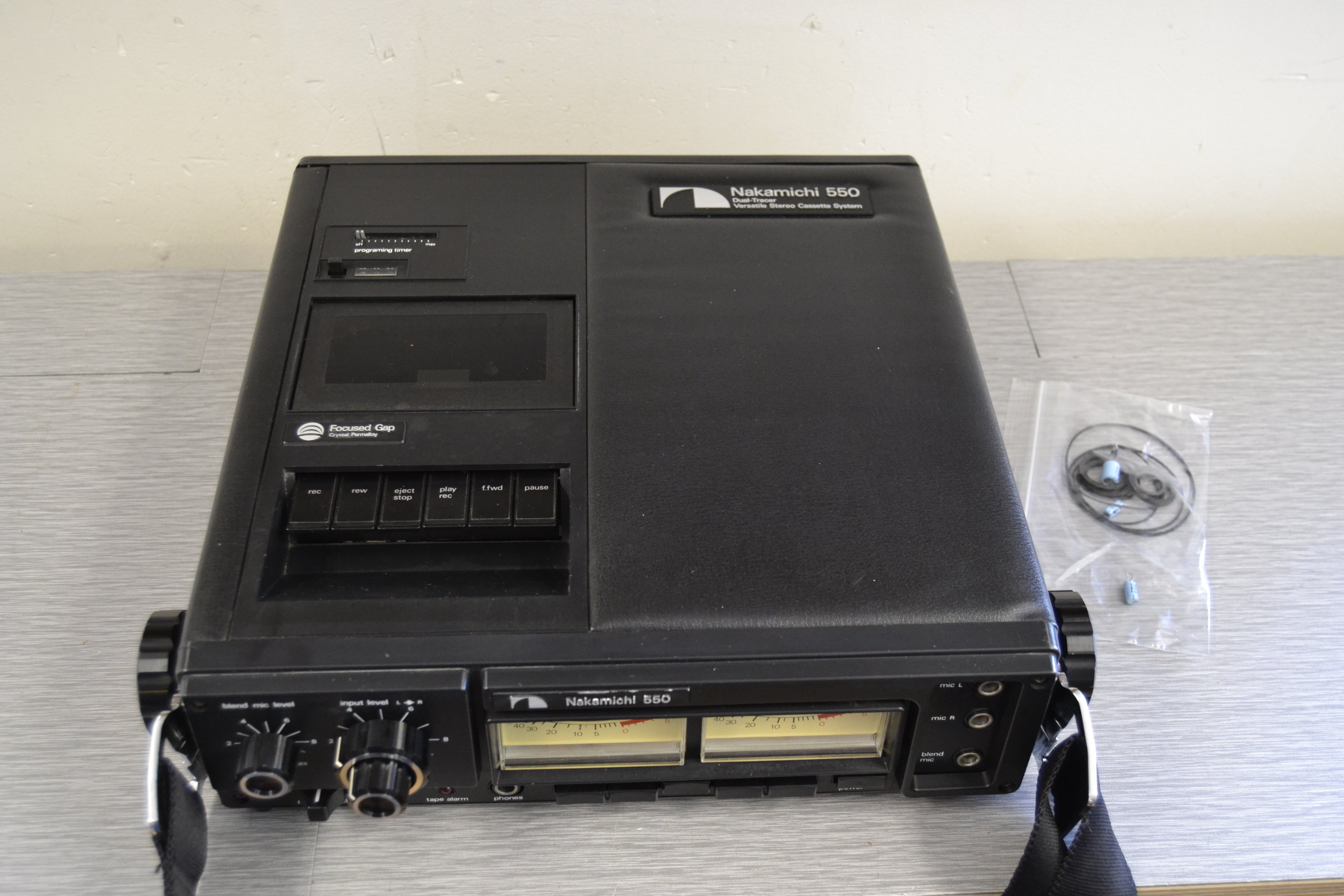Nakamichi 550 Portable Professional Cassette Recorder * Fully Serviced ...